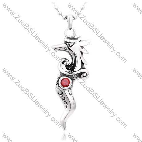 316L Stainless Steel Biker Pendant for Mens -JP350014