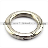 plain donut clasp in 24mm outside diameter to pair with silver chain a000348