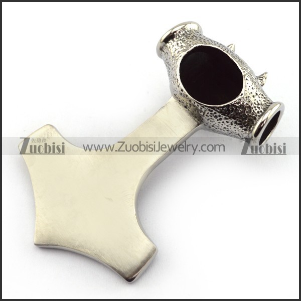 Wolf Hammer Pendant in 80mm Long p003751