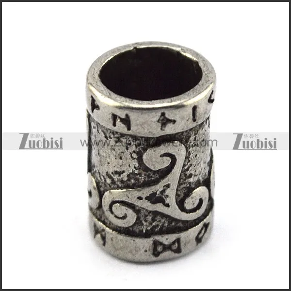 Retro Stainless Steel Beard Ring for Viking a000359