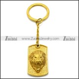 Golden Lion Tag Key Chain k000027