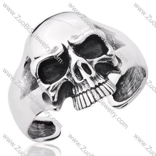 Heavy Skull Stainless Steel Bangles - JB350030