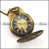 Roman Style Vintage Mechanical Pocket Watch pw000510