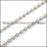 Stainless Steel Rosary Necklace n001252