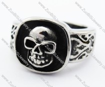 Stainless Steel Skull Ring - JR370011
