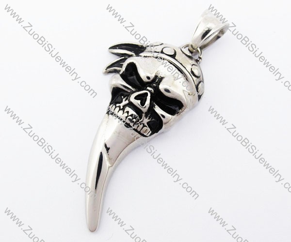 Stainless Steel Ghost Pendant - JP420045