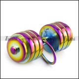Colorful Tone Dumbbell Pendant p004901