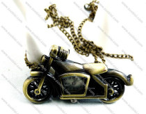 Antique Bronze Motorcycle Pocket Watch Chain for Bikers - PW000079