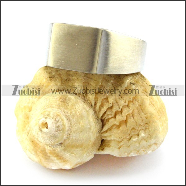 blank stainless steel signet ring with cheap wholesale price r004690