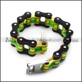 0.70 Inch Wide Bicycle Chain Bracelet in 3 colors b005813