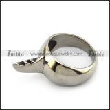 Shiny Shark Fin Ring r004652