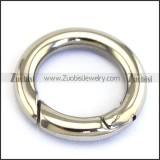 shiny stainless steel donut clasp in 2cm outter diameter a000275