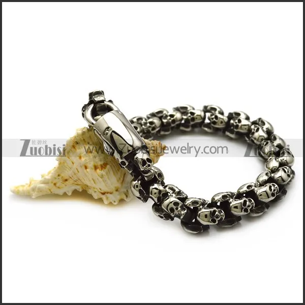 High Polishing Skull Bracelets b006992