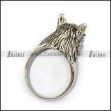 Stainless Steel The horse Ring - r000342