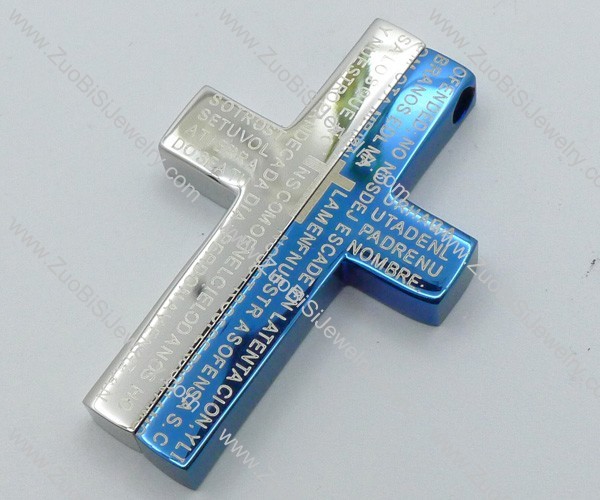 Stainless Steel Cross Pendant -JP050518