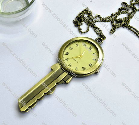 Fashion Vintage Key Pocket Watch -PW000304