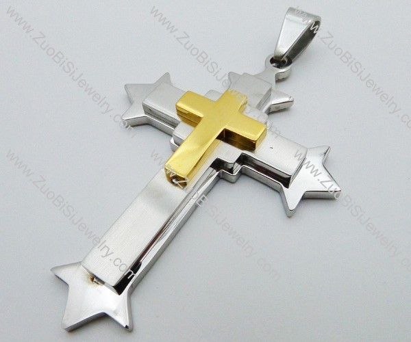 Stainless Steel Cross Pendant -JP050590