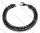 9mm Wide Black Stainless Steel Bracelet - JB200053