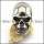 Large Classical Bareheaded Skull Ring r003433