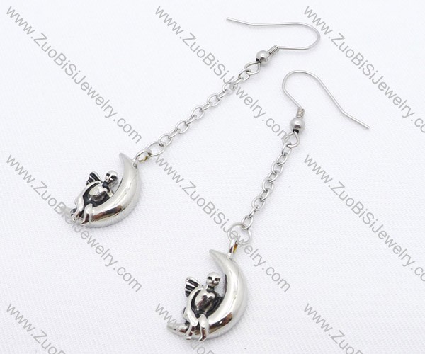 Moon Angel Stainless Steel earring - JE050147