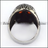 remarkable noncorrosive steel Biker Skull Ring with punk style for Motorcycle bikers - r000516