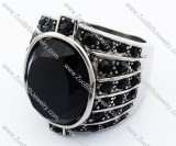 Stainless Steel Stone Ring -JR080023