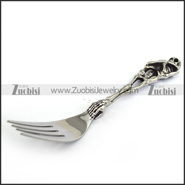 Stainless Steel Dinnerware Skull Fork a000049