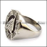Stainless Steel Viking Ring r004827