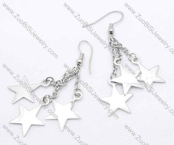 Three Stars Stainless Steel earring - JE050117