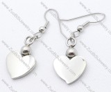 Peach Heart Stainless Steel earring - JE050132