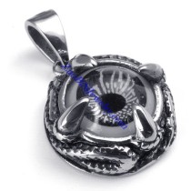 Gray Eye Jewelry in Shaped of Dragon Claw Pendant in Stainless Steel -JP450003
