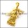 Gold Plated Bodhisattva Pendant p004925