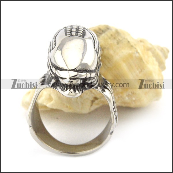 Stainless Steel Alien Ring -r001054