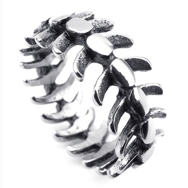 Stainless Steel Centipede Ring JR450002