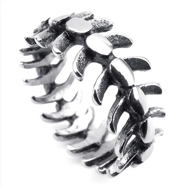 Stainless Steel Centipede Ring JR450002