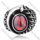 Stainless Steel Stone Ring - JR350035