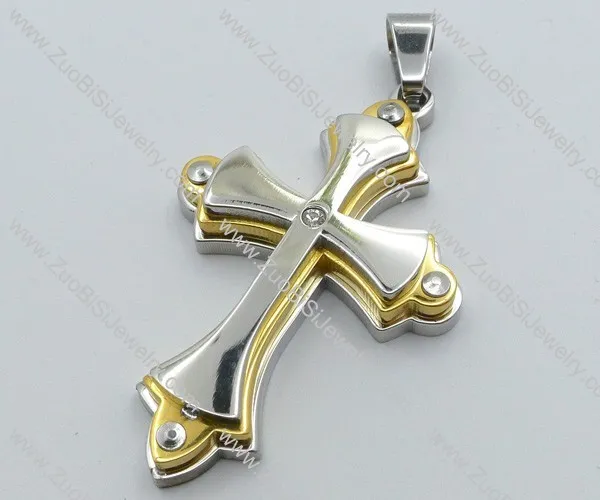 Stainless Steel Cross Pendant -JP050528