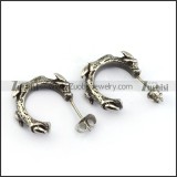 Dragon Claw Steel Earring e001250