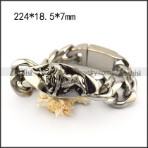 Casting Bull-fight Stainless Steel Bracelet b006196