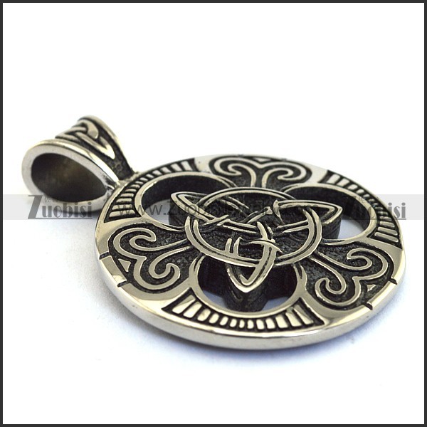 Casting Celtic Knot Pendant in Diameter 37.50mm p003583