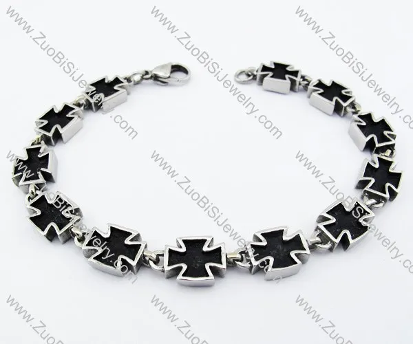 12 Iron Cross Charms Bracelet - JB170075