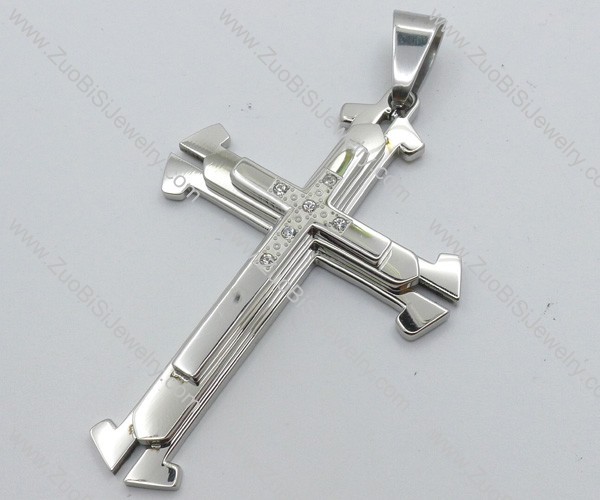 Stainless Steel Cross Pendant -JP050521