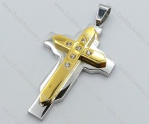 Stainless Steel Cross Pendant -JP050515