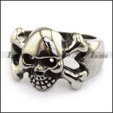 horrible small skull bone ring r002130