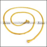 Gold Plated Stainless Steel Snake Chain n001196