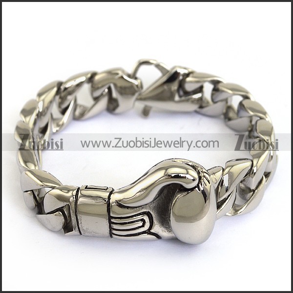 Casting Boxing Glove Bracelet in Stainless Steel b004616