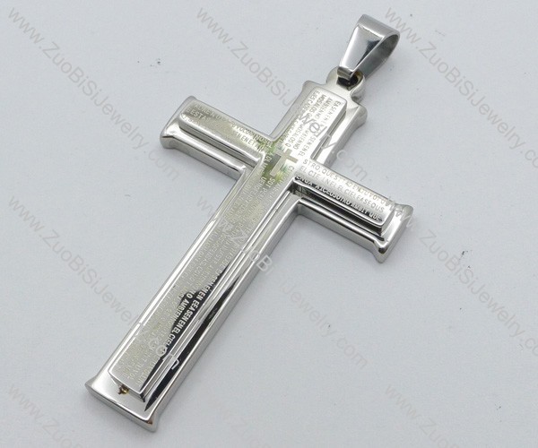 Stainless Steel Cross Pendant -JP050524