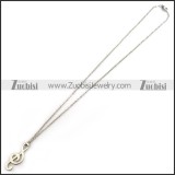 Stainless Steel Musical Note Charm Chain n001315