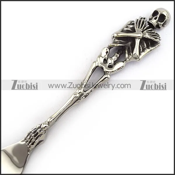 Stainless Steel Dinnerware Skull Fork a000049