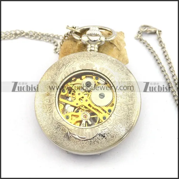 Silver Plated Spider Mechanical Watch pw000505